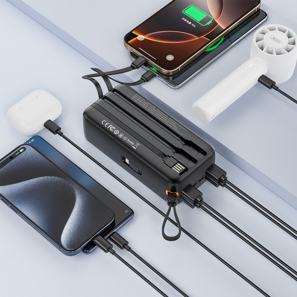 Фото - Батарея мобільна XO 30000mAh (PR280.black)