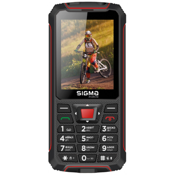 Фото - Мобильный телефон Sigma mobile X-treme PR68 Dual Sim Black/Red