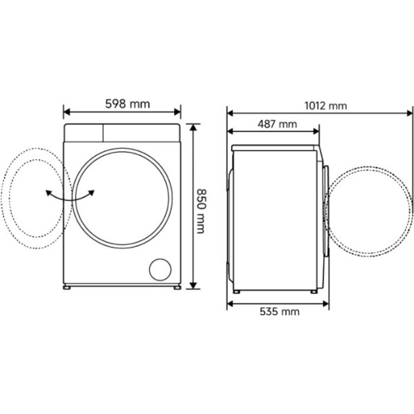 Фото - Пральна машина Mijia Front Load Washer 8kg (WM080MJA08UA)