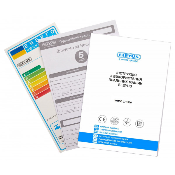 Фото - Стиральная машина ELEYUS WMFO 08 1000