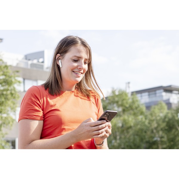 Фото - Наушники вкладыши беспроводные TWS Trust Primo Touch True Wireless Mic White (23783)