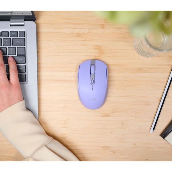 Фото - Миша бездротова Trust Ozaa Wireless Mouse Purple (25384)