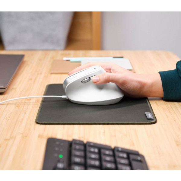 Фото - Миша дротова Trust Bayo II Ergonomic White (25397)