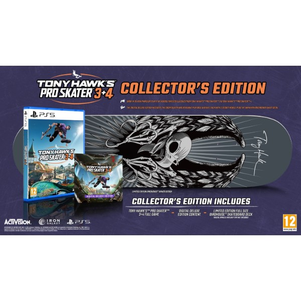 Фото - Игровой диск PS5 Tony Hawk's Pro Skater 3 + 4 [Collector's Edition]