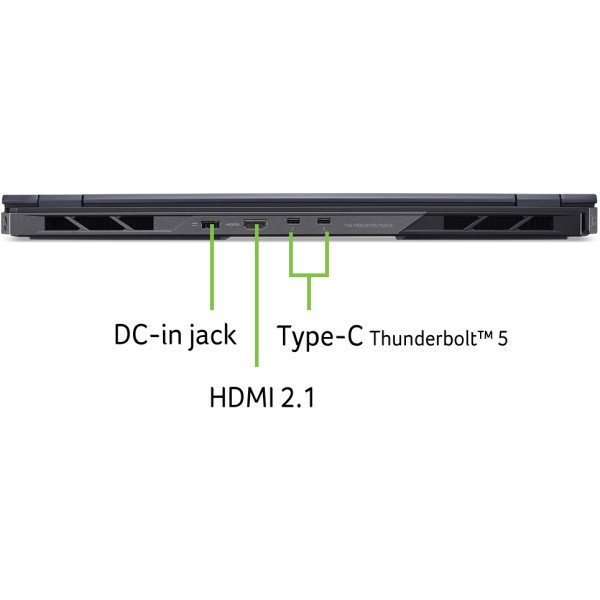 Фото - Ноутбук игровой Acer Predator Helios 18 AI PH18-73-96KF (NH.QVWEU.001) Abyssal Black