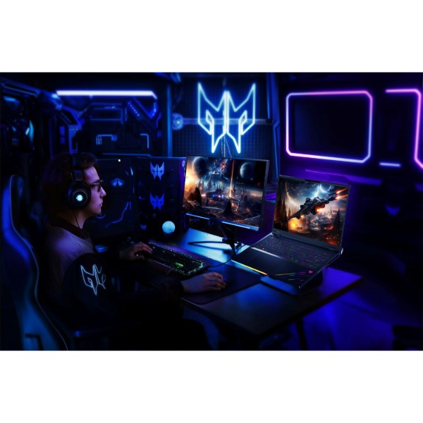 Фото - Ноутбук игровой Acer Predator Helios 18 AI PH18-73-978N (NH.QVYEU.007) Abyssal Black