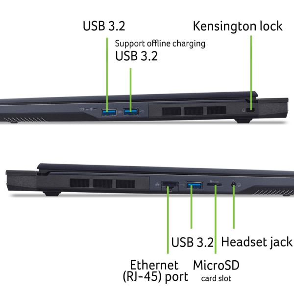 Фото - Ноутбук ігровий Acer Predator Helios Neo 16 PHN16-73 (NH.QX5EU.006) Obsidian Black
