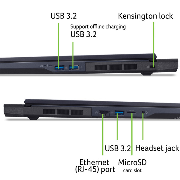 Фото - Ноутбук ігровий Acer Predator Helios Neo 18 PHN18-72 (NH.QVLEU.003) Obsidian Black