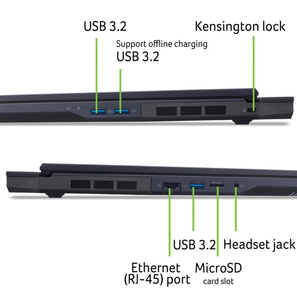 Фото - Ноутбук игровой Acer Predator Helios Neo 18 PHN18-72 (NH.QVHEU.002) Obsidian Black
