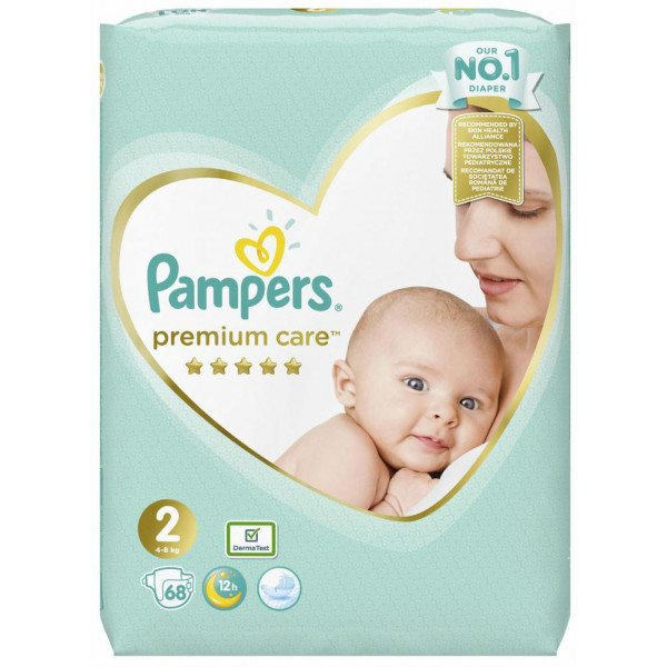 Фото - Одноразовые подгузники Pampers Premium 2 Mini 68 шт. (8001841104874)