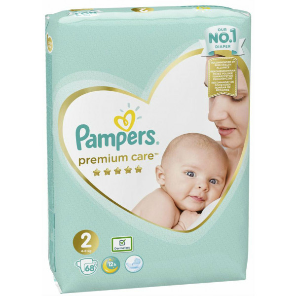 Фото - Одноразовые подгузники Pampers Premium 2 Mini 68 шт. (8001841104874)