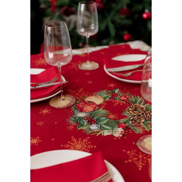 Фото - Скатертина кругла Прованс PRESENT D136 см (041829)