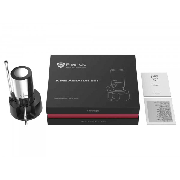 Фото - Набір для бара Prestigio Battery Operated Electric Wine Dispenser (PWA104ASB)