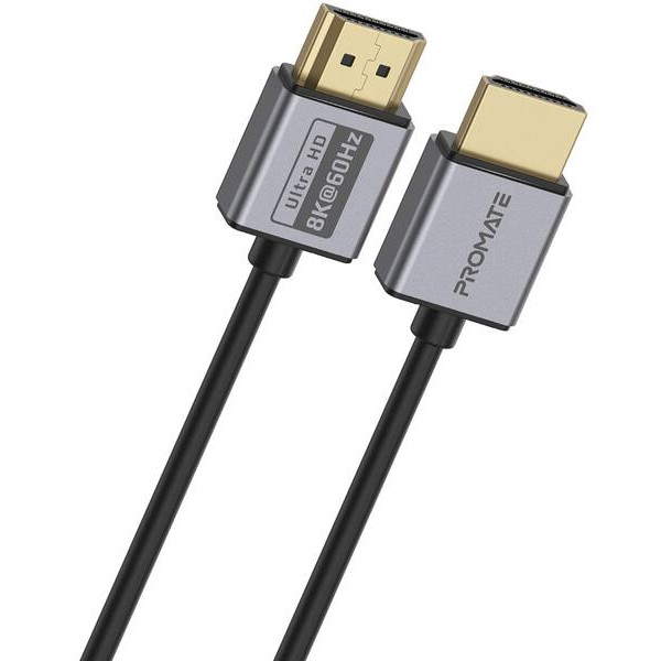 Фото - Кабель HDMI Promate HDMI-HDMI v.2.1 (Primelink8k-150.Grey)