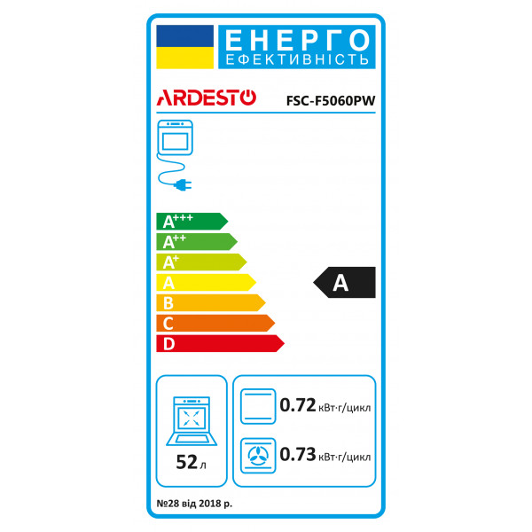 Фото - Плита газовая Ardesto FSC-F5060PW