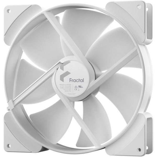 Фото - Корпусний вентилятор Fractal design Prisma AL-18 ARGB PWM White (FD-FAN-PRI-AL18-PWM-WT)