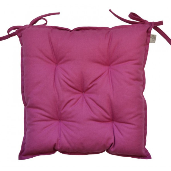 Фото - Подушка для стула Прованс Фуксия 40х40 (014865)
