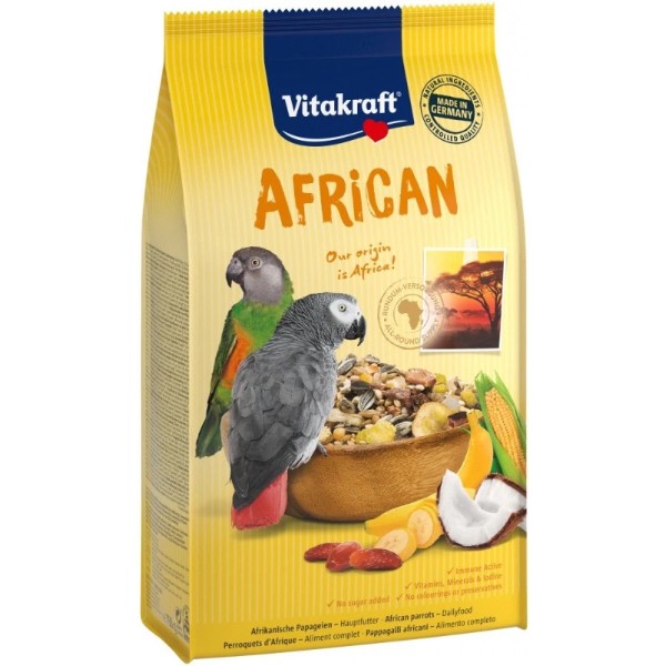 Фото - Корм для птиц Vitakraft African для крупных африканских 750 г (4008239216403)