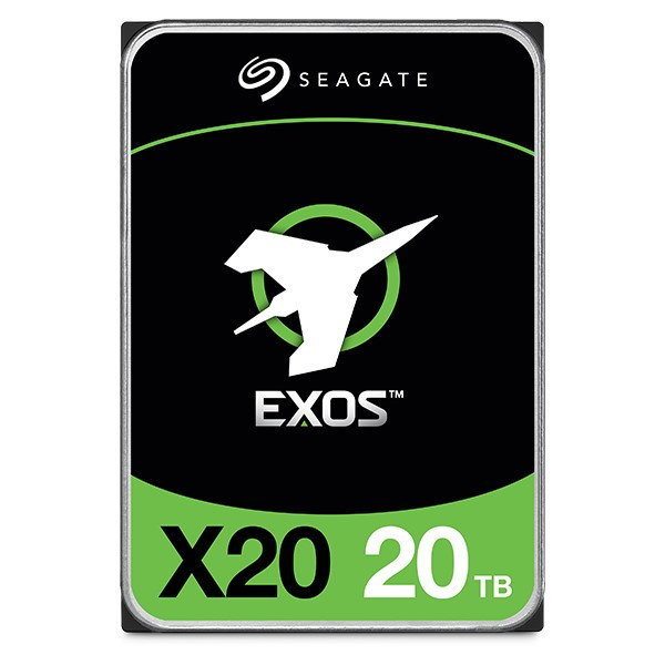 Фото - Жорсткий диск внутрішній Seagate Exos X20 HDD 20TB 7200rpm 256MB 3.5" SATA III (ST20000NM007D)