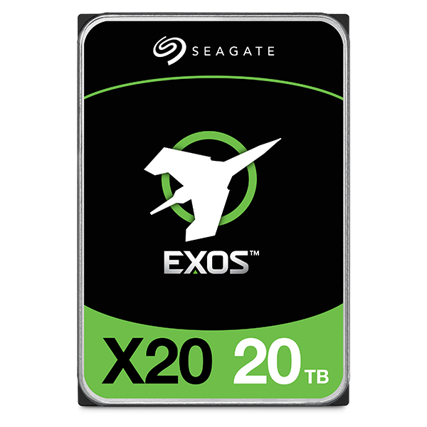 Фото - Жорсткий диск внутрішній Seagate Exos X20 HDD 20TB 7200rpm 256MB 3.5" SATA III (ST20000NM007D)