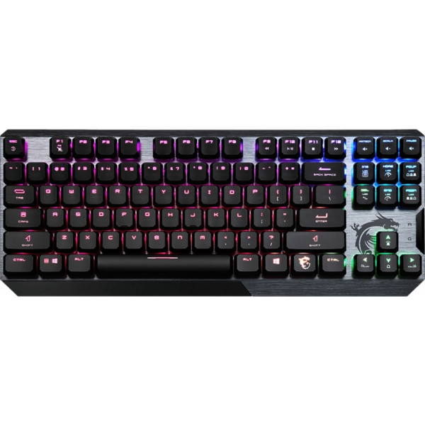 Фото - Клавіатура дротова ігрова MSI Vigor GK50 Low Profile TKL UA (S11-04UA210-GA7)