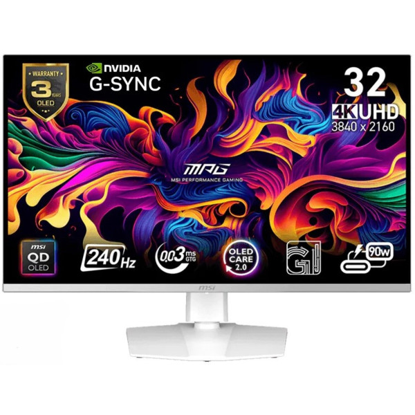 Фото - Монітор ігровий MSI MPG 321URXW QD-OLED