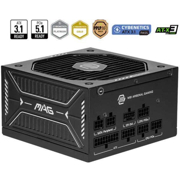 Фото - Блок живлення для ПК MSI MAG A650GLS PCIE5 650W