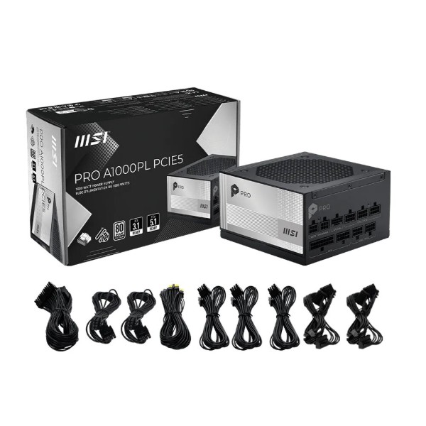 Фото - Блок живлення для ПК MSI PRO A1000PL PCIE5