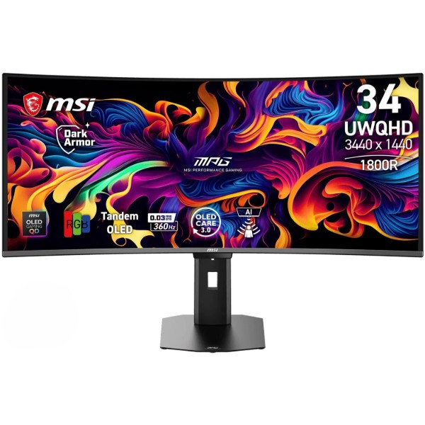 Фото - Монітор ігровий MSI MPG 341CQR QD-OLED X36