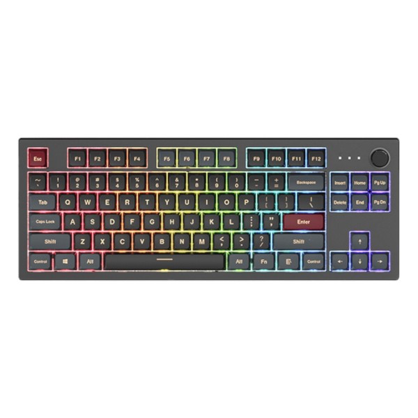 Фото - Клавиатура проводная игровая Montech Montech MKey TKL Darkness (MK87DB)