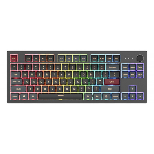 Фото - Клавиатура проводная игровая Montech Montech MKey TKL Darkness (MK87DR)