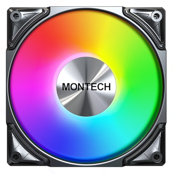 Фото - Корпусный вентилятор Montech METAL PRO 12 ARGB PWM BLK