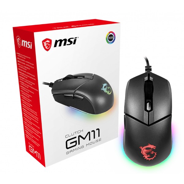 Фото - Миша дротова ігрова MSI Clutch GM11