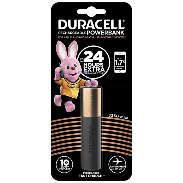 Фото - Батарея мобільна Duracell 3350 mAh Black/Copper
