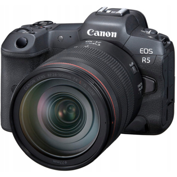 Фото - Фотокамера бездзеркальна Canon EOS R5 + RF 24-105 f/4.0 L IS (4147C069)