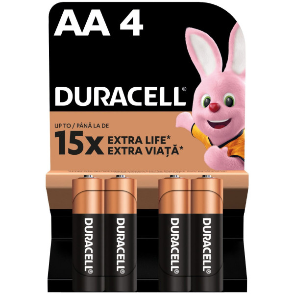 Фото - Батарейка тип AA Duracell MN-1500  (LR-06) 4шт. Блистер