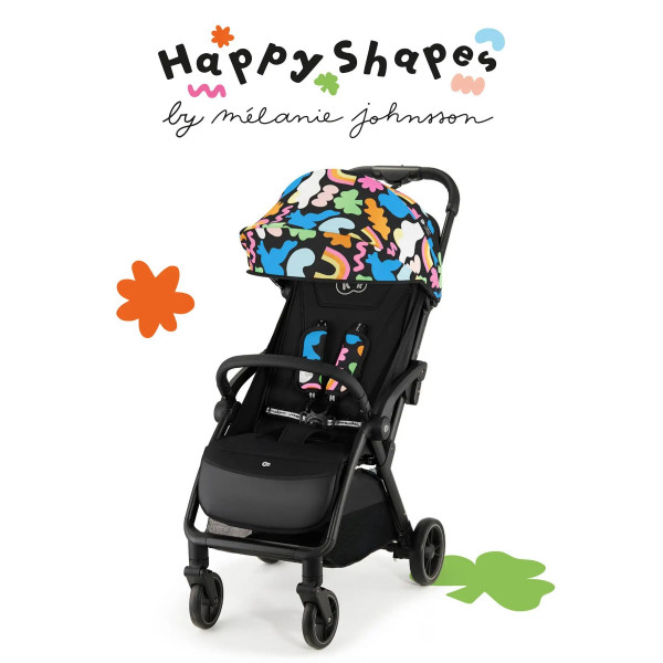 Фото - Коляска прогулянкова Kinderkraft Apino Happy Shapes (KSAPIN00HAP0000)