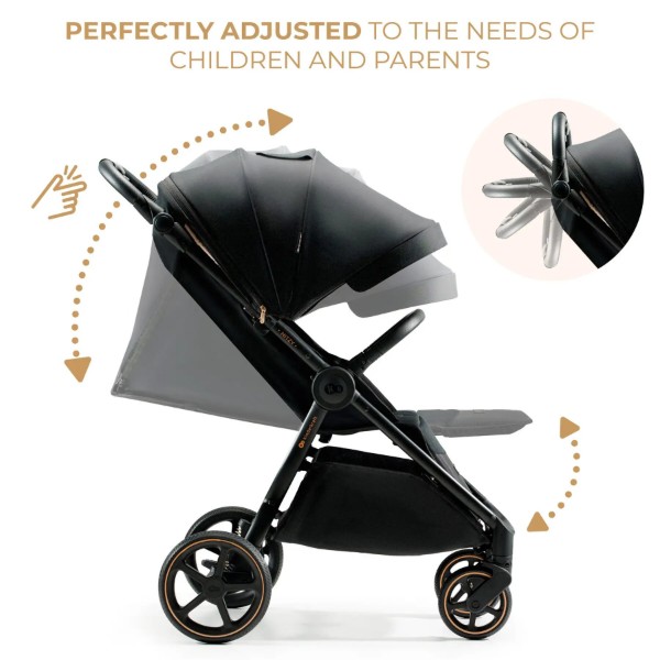 Фото - Коляска прогулянкова Kinderkraft Mitzy Ink Black (KSMITZ00BLK0000)
