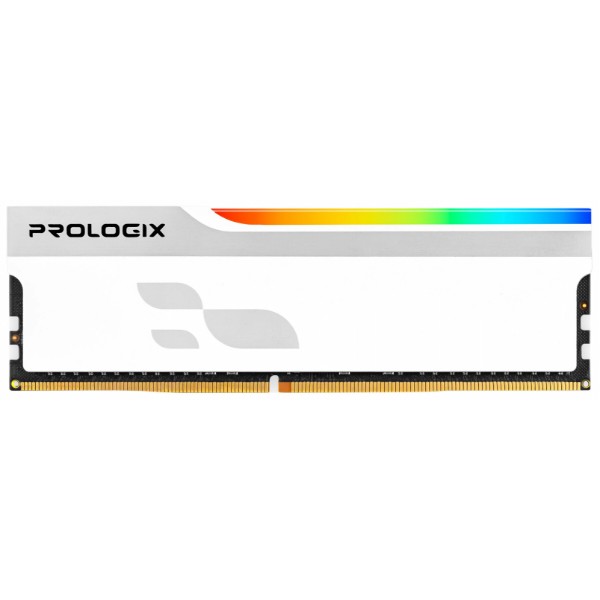 Фото - Память DDR ProLogix DDR4 16GB/3200 Onyx White RGB (PRO16GB3200YWR4)