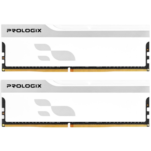 Фото - Пам'ять DDR ProLogix DDR4 2x8GB/3600 Onyx White (PRO16GB3600YW4K)