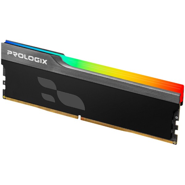Фото - Пам'ять DDR ProLogix DDR4 8GB/3600 Onyx Black RGB (PRO8GB3600YBR4)