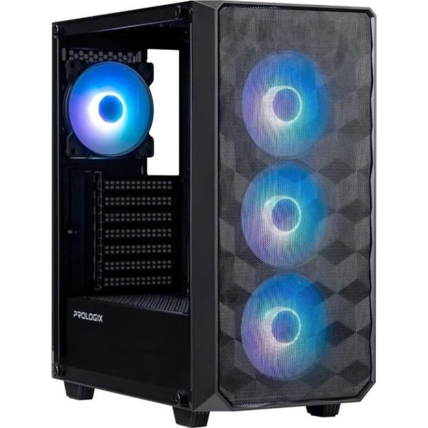 Фото - Корпус ProLogix E120 Tempered Glass&Mesh Black Фото - Корпус ProLogix E120 Tempered Glass&Mesh Black