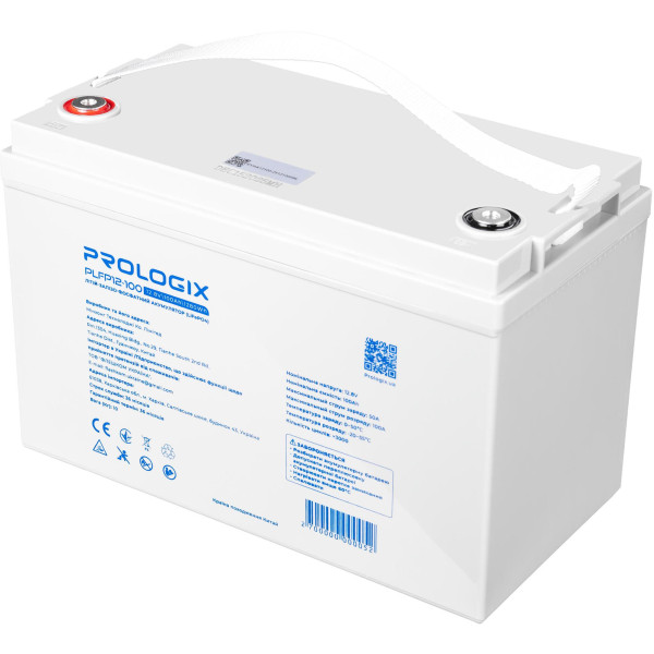 Фото - Акумулятор для ДБЖ ProLogix 12.8V (PLFP12-100)