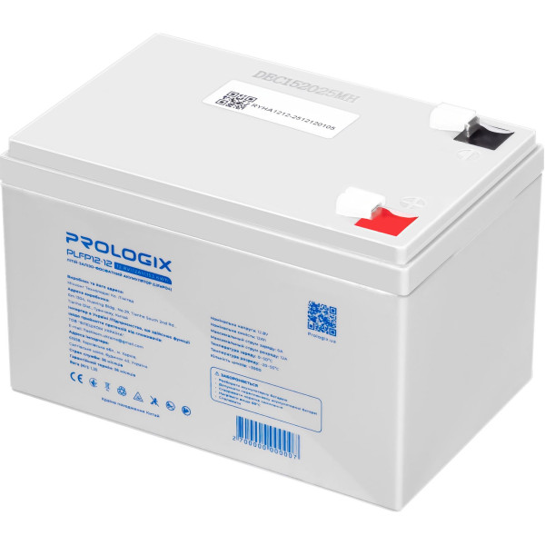 Фото - Акумулятор для ДБЖ ProLogix 12.8V (PLFP12-12)