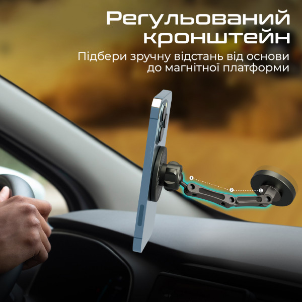 Фото - Автотримач Promate magnus