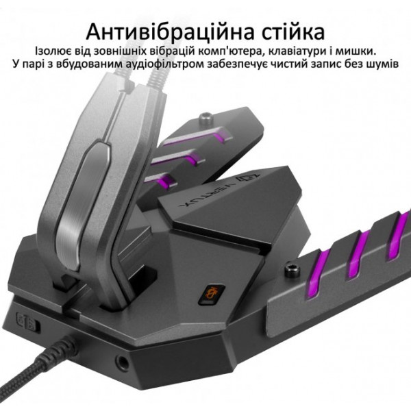 Фото - Мікрофон до комп'ютера Vertux streamer-3.black