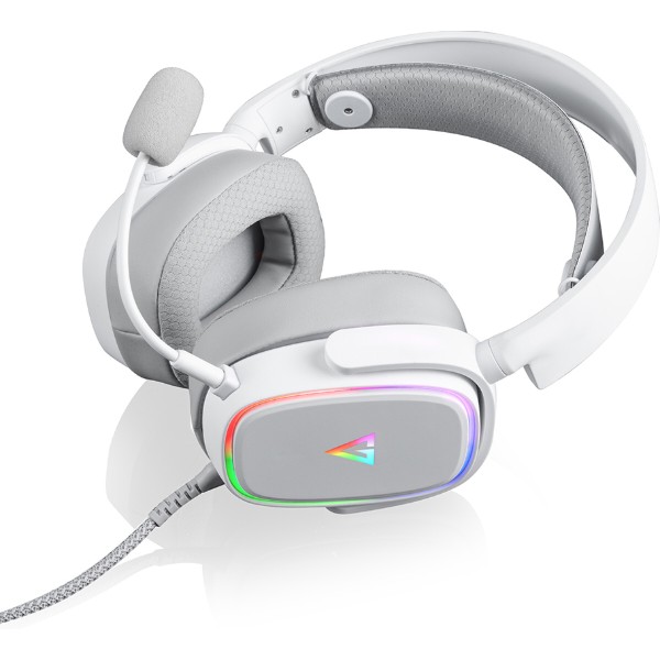 Фото - Гарнитура проводная игровая Modecom Volcano RGB Prometheus 7.1 White USB (S-MC-899-PROMETHEUS-200)
