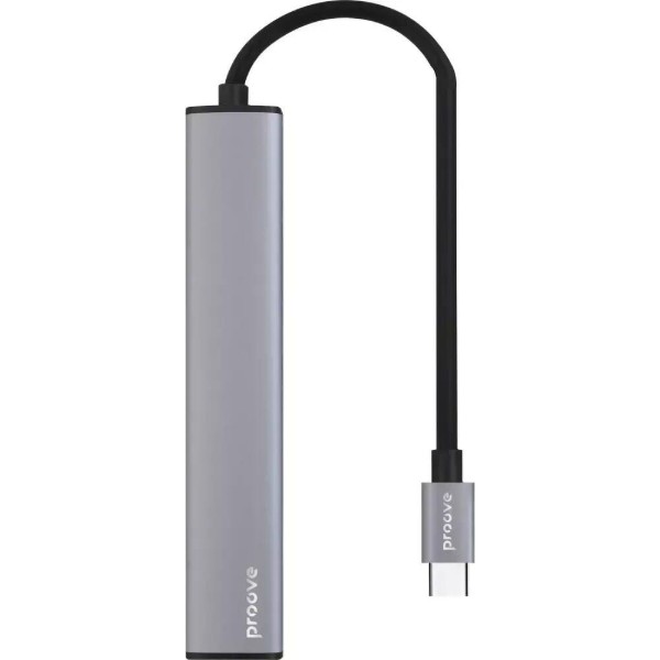 Фото - Хаб USB Proove Arc Link 5 in 1 (2xUSB3.0 + 3xType-C3.0) Silver (HBAL00222024)