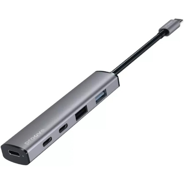 Фото - Хаб USB Proove Arc Link 5 in 1 (2xUSB3.0 + 3xType-C3.0) Silver (HBAL00222024)