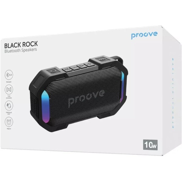 Фото - Портативная акустика Proove Black Rock 10W (APP) black/blue (PSBR1001AP23)